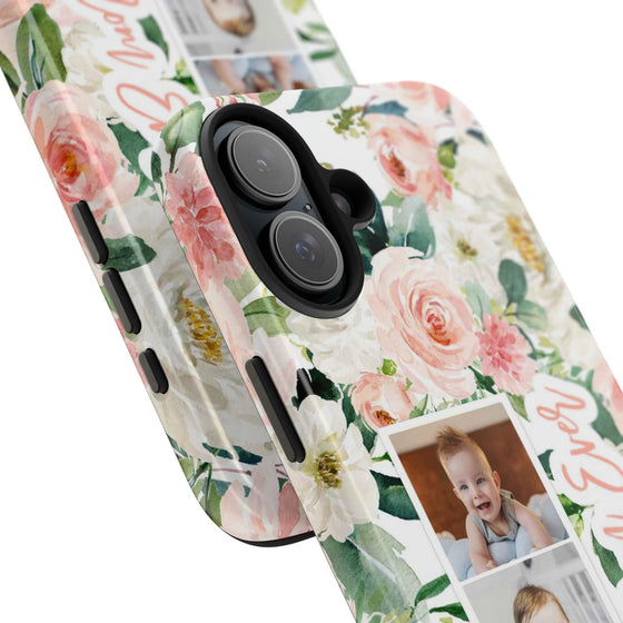 Custom Floral Tough Phone Case - Best Mom Ever - PC024