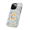 Custom Monogram Phone Cases With Floral Design - PC003