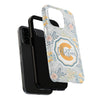 Custom Monogram Phone Cases With Floral Design - PC003