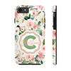 Personalized Floral Phone Case - Custom Tough Case with Name - PC025