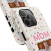 Floral Mom Photo Tough Phone Case - Durable Protection for Loving Mothers - PC027