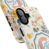 Personalized Floral Tough Phone Case - Customized with Name | Durable Protection - PC013