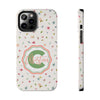 Personalized Floral Tough Phone Case for Women | Durable & Stylish Protection - PC029
