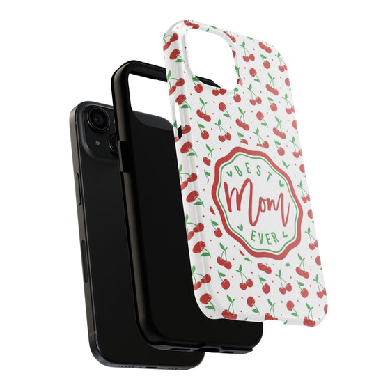 Best Mom Ever Cherry Pattern Tough Phone Case - PC022