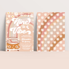 Editable Nine Is A Vibe Birthday Invitation G609