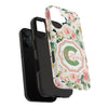 Personalized Floral Phone Case - Custom Tough Case with Name - PC025