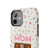 Floral Mom Photo Tough Phone Case - Durable Protection for Loving Mothers - PC027