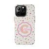 Personalized Floral Tough Phone Case - Custom Name Design - PC030