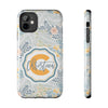Custom Monogram Phone Cases With Floral Design - PC003