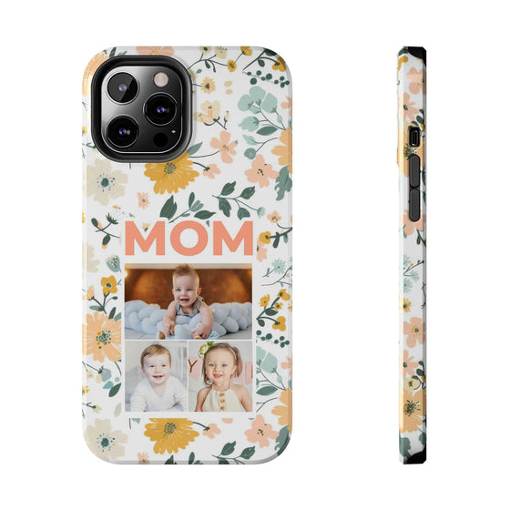 Customized Floral Photo Tough Phone Case for Mom - PC009