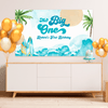 Editable The Big One Birthday Backdrop BO1