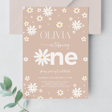  Editable Daisy 2nd Birthday Invitation D103