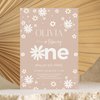 Editable Daisy 2nd Birthday Invitation D103