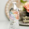 Editable Groovy ONE Water Bottle Labels G101