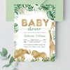 Editable Safari Baby Shower Invitation J103