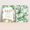 Editable Safari Baby Shower Invitation J103