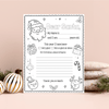 Letter To Santa Printable Coloring LTS103