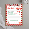 Letter To Santa Printable Easy To Print LTS03