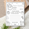 Letter To Santa Printable Coloring LTS103