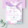 Editable Under the Sea Birthday Invitation M103