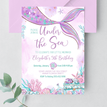  Editable Under the Sea Birthday Invitation M103