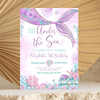 Editable Under the Sea Birthday Invitation M103