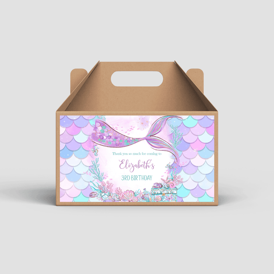 Editable Mermaid Birthday Package M304