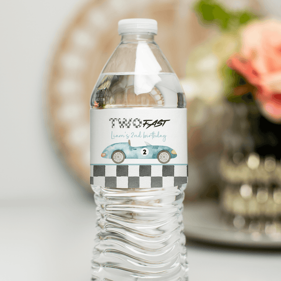 Editable TWO Fast Water Bottle R102