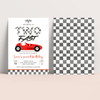 Editable TWO Fast Birthday Invitation R104