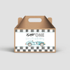 Editable Fast One Birthday Box Label R202