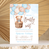 Editable We Can Bearly Wait Baby Shower Invitation T203