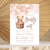 Editable We Can Bearly Wait Baby Shower Invitation  T403