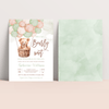 Editable We Can Bearly Wait Baby Shower Invitation T503