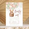Editable We Can Bearly Wait Baby Shower Invitation T503