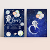 Editable First Trip Around the Sun Outer Space Invitation TA04