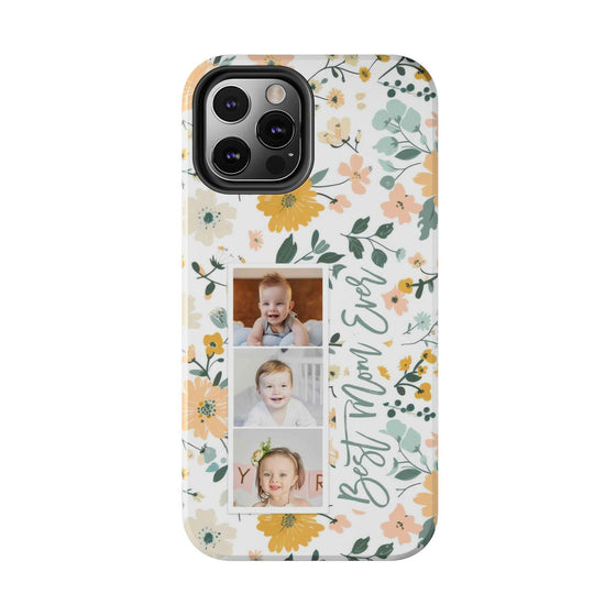 Floral Photo Phone Case - Best Mom Ever - PC010
