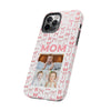 Personalized Mom Photo Collage Phone Case - Bow Design -PC015