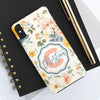 Personalized Floral Tough Phone Case - Customized with Name | Durable Protection - PC013