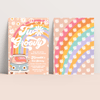 Editable Two Groovy Birthday Invitation G702
