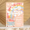 Editable Two Groovy Birthday Invitation G702