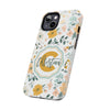 Personalized Floral Tough Phone Case - Custom Name Design - PC007