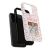 Personalized Mom Photo Collage Phone Case - Bow Design -PC015