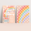 Editable Four Is A Vibe Birthday Invitation G704