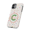 Personalized Floral Tough Phone Case for Women | Durable & Stylish Protection - PC029
