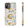 Personalized Floral Tough Phone Case - Custom Name Design - PC007