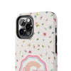 Personalized Floral Tough Phone Case - Custom Name Design - PC030