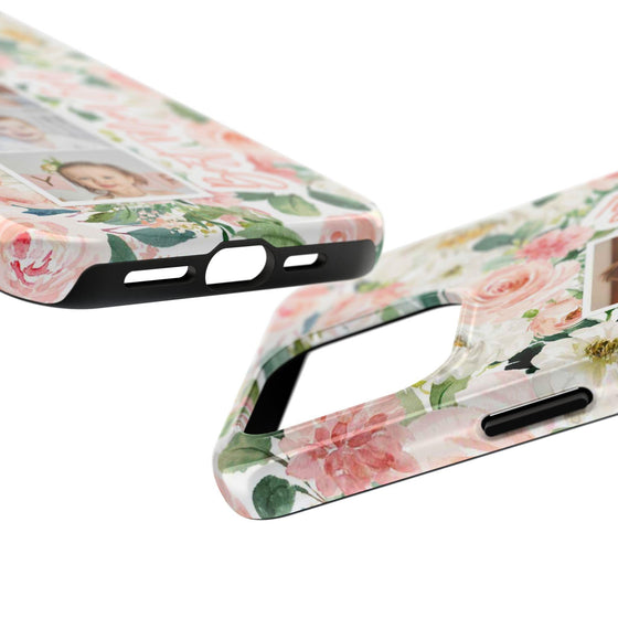 Custom Floral Tough Phone Case - Best Mom Ever - PC024