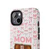 Personalized Mom Photo Collage Phone Case - Bow Design -PC015