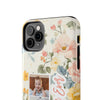Personalized Floral Tough Phone Case - Best Mom Ever - PC012