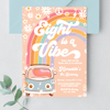 Editable Eight Is A Vibe Birthday Invitation G708